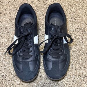 Madden Girl Black and White Sneakers